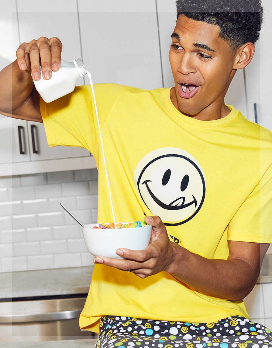 Joe Boxer - Boy putting milk in his cereal