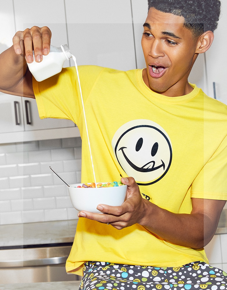 Joe Boxer - Boy putting milk in his cereal