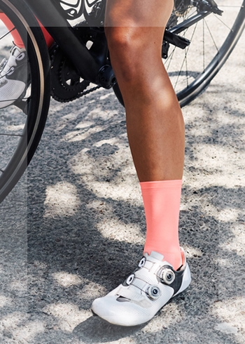 Athletic sock - Woman bicycle